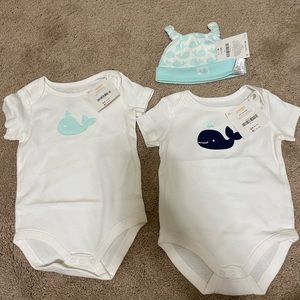 Misc. Gymboree whale infant themed lot